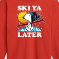 thumbnail image 3 of Peanuts - Snoopy Ski Ya Later - Toddler And Youth Long Sleeve Graphic T-Shirt, 3 of 6
