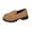 Brown 1, variant on Loafers for Women Wide Width Comfort Work Shoes Fashion Casual Thick Bottom Shoes