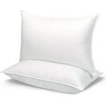 thumbnail image 2 of Eurotex 22x22 inch Gel Fibre Pillow Inserts Soft Fluffy for Bed, Pack of 2, 2 of 5