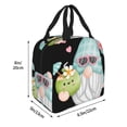 thumbnail image 2 of KLL Summer Gnome,Cute Gnome Print Insulated Lunch Bag Women, Reusable Cute Tote Lunch Box for Adult & Men, Leakproof Cooler Lunch Bags for Work Office Travel Picnic, 2 of 5