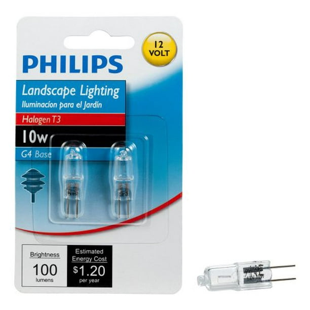 Philips Halogen Landscape Lighting T3 12Volt Light Bulb 3000Kelvin