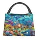 thumbnail image 1 of Fotbe Sea World Bolsa Térmica Portátil con Estampado, Bolsa de Entrega de Alimentos Aislada, Bolsa Reutilizable de Gran Capacidad para Comidas y Supermercado, 1 of 6