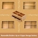 thumbnail image 3 of Organizador de maquillaje GOBAM Bamboo con cajón para baño y tocador, 3 of 8