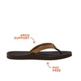 thumbnail image 3 of Reef womens Reef Zen Love Flip Flop, Brown/Tobacco, 7 US, 3 of 5