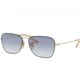 thumbnail image 1 of Ray-Ban RB3603-001 / 19 Icons Gafas de sol cuadradas doradas con lentes degradados en azul claro Ray-Ban RB3603 001/19, 1 of 1