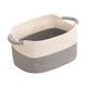 thumbnail image 4 of Cesta de almacenamiento tejida, contenedor, organizador de artículos diversos de cocina, caja de almacenamiento 33cmx24cmx18cm, 4 of 9