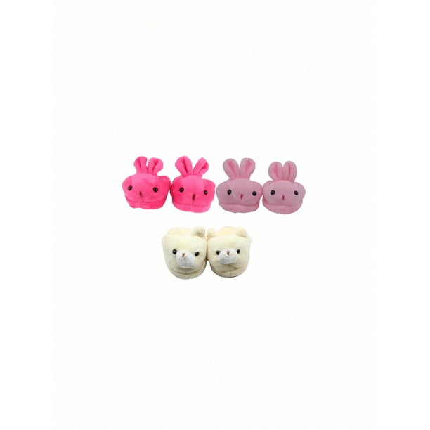 1 Pair 18-inch Doll Slippers, Red Cute Rabbit Slippers For American Girl Dolls Accessories