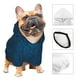 thumbnail image 3 of Fotbe Dark Blue Sudadera con Estampado para Perros Pequeños – Suéter con Capucha para Mascotas, Tela Suave de Forro Polar con Bolsillo-Large, 3 of 7