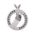 thumbnail image 2 of 3-D Clear Frosted Baby Bottle Longhorns Affirmation Ring Necklace, 2 of 3