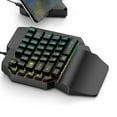 thumbnail image 3 of Teclado Para Juegos Con Iluminación Llamativa Teclado Portátil Para PUBG Diseño Antideslizante Plug & Play Sin Demora USB Con Cable Para Home Gamer, 3 of 8