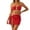 Red, variant on Womens Swimsuit Women's Bikini Swimsuits Flowy Beach Cover Up Dress With Matching Tankini Swimsuit for Resort