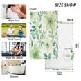 thumbnail image 3 of Cotton Towel Two-Piece 16x28 Inch One Sizex2 Face Towel Set Towel Set Cotton Hand Bath Towel Bathroom Beach Vibrant Turquoise Flowers, 3 of 8