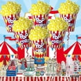 thumbnail image 4 of Globos de palomitas de maíz compatibles con decoraciones para fiestas de palomitas de maíz - Globos de aluminio de palomitas de maíz de 26 pulgadas Globos de Mylar de palomitas de maíz, 4 of 5