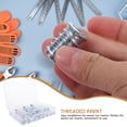 thumbnail image 3 of WRISTBIQUE 100Ud Accesorios Roscados Para Madera Hierro Cincado Plata Para Proyectos Variados, 3 of 8