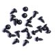 thumbnail image 3 of 500pcs Black Self Tapping Screws Assortment Kit, Pan Head Phillips Carbon Steel Self Tapping Screws With Box For Soft Metal Wood Plastic M2 M2.3 M2.6, 3 of 4
