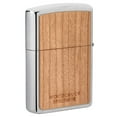 thumbnail image 2 of Zippo Woodchuck USA Cherry Brushed Chrome Pocket Lighter, 2 of 10