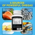 thumbnail image 4 of Fish Oil Softgels, 3000mg - EPA & DHA Supplement, 90 Softgels, 4 of 7