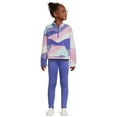 thumbnail image 2 of Athletic Works Girls Pullover and Cozy Legging 2-Piece Outfit Set, Sizes 4-18 & Plus, 2 of 5