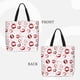 thumbnail image 2 of Easygdp Red Lips Bolsa Tote para Mujer, Bolso de Hombro para Trabajo, Playa, Viajes, Compras y Supermercado, 2 of 7