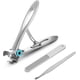 thumbnail image 1 of Large Nail Clippers, 16mm Stainless Steel Wide Jaw Opening Fingernail Toenail Clippers With Case Exfoliate Cutter And Nail File For Men & Womensilver3, 1 of 5