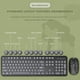 thumbnail image 4 of Combo De Teclado Y Mouse Inalámbrico Keys, 104 Teclas Retro 2.4G Ratón De Teclado Inalámbrico Con Teclas Redondas Y Teclado Numérico, 4 of 8