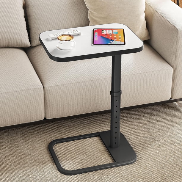 Mesa Bandeja para TV Ajustable Kitstorack de Metal Blanco