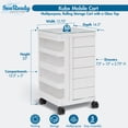 thumbnail image 3 of Studio Designs Kubx Cart - White, 3 of 12