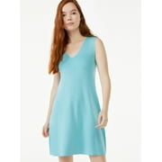 Free Assembly Sleeveless V-Neck Swing Dress