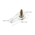 thumbnail image 2 of unbranded 60Jgo Kit De Clips Soporte Para Transparente Con Tornillos Para Montaje Y Fijo En Hogar, 2 of 7