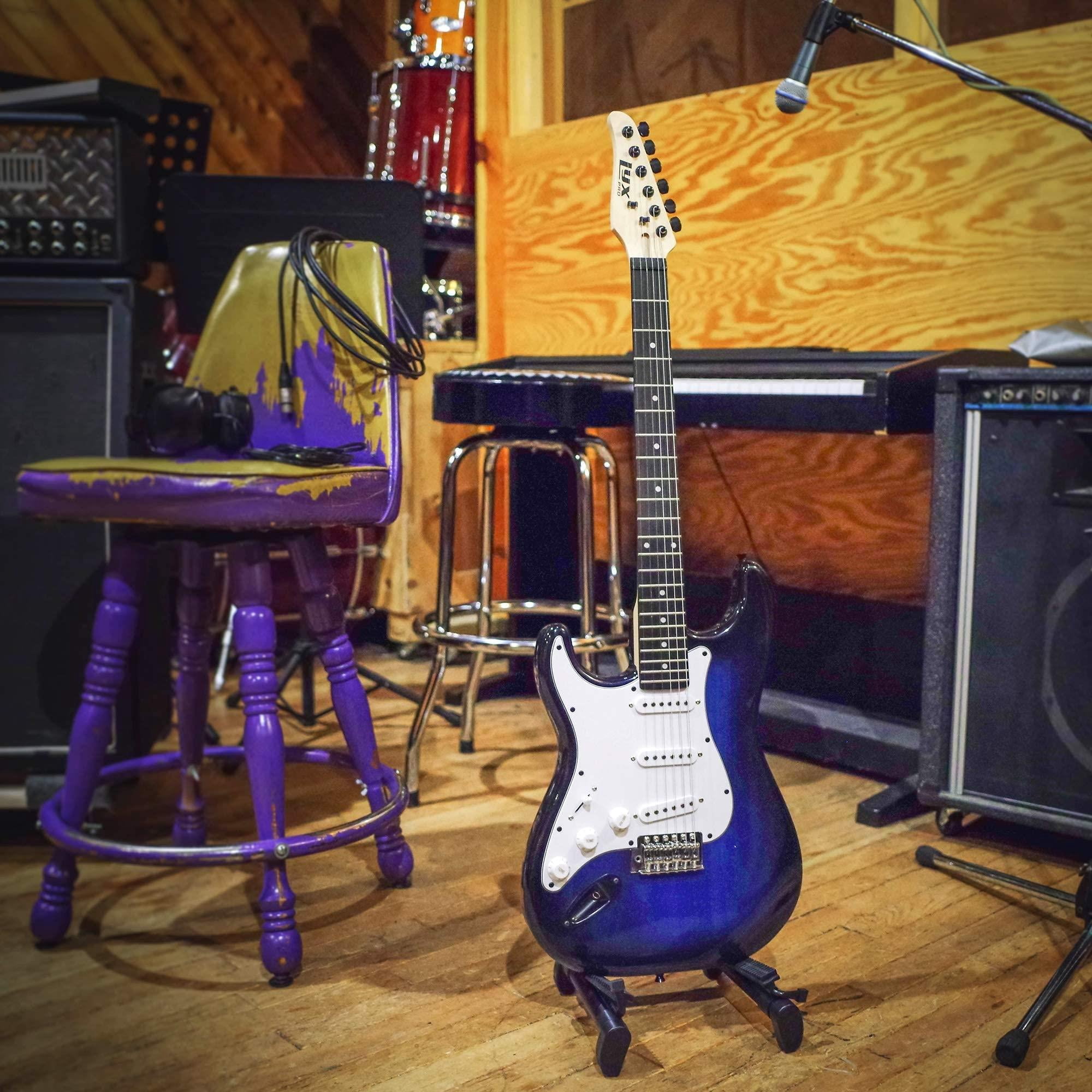 LyxPro 39 Inch Electric Guitar Beginner Kit with 20W Amp and Accessories