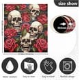 thumbnail image 4 of GZHJMY Skull Rose Dishwasher Magnet Cover Dishwasher Front Door Cover Magnet Sticker, Trimmable Refrigerator Dishwasher Magnetic Decals Kitchen Appliance 20 x 26 Inches Home Decor, 4 of 6