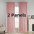 thumbnail image 2 of SMILETIME Back Tab Curtains, 2-Panel Set Rod Pocket & Pinch Pleat Design Light-Filtering & Thermal Insulation Ideal for Outdoor Wedding Decor, Outdoor Curtains, 2 of 10