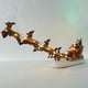 thumbnail image 5 of Hogar y jardín, Suministros de decoración navideña, Decoración navideña con Papá Noel tirando de un trineo, Plástico, 5 of 7