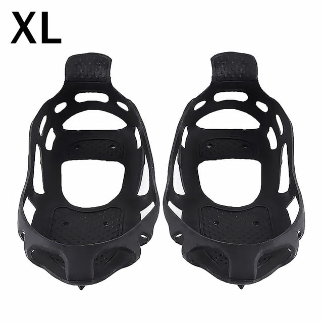 Worallymy Tacos para raquetas de nieve Puntas antideslizantes Caminata sobre hielo Senderismo Escalada Pesca Tacos ajustables para botas xL Worallymy JD735809463
