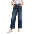 thumbnail image 2 of Karymi Jeans for Women High Waist Straight Leg Ankle Pants, Denim Pants with Slant Patch Pockets Women's Pants, 2 of 7