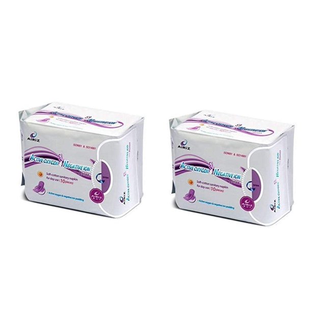 Airiz Active Oxygen & Negative Ion Relax Soft Cotton Sanitary Napkin