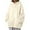 Light Yellow, variant on Womens Pullover Hoodie Comfortable Thickened with Pockets for Everyday Wear Korean Style Warm Top for Ladies PP1 XXL