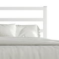 thumbnail image 4 of Castle Place Classic Twin Metal Platform Bed in White, 4 of 7