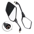 thumbnail image 1 of Bgsha 7/8" Motorcycle Rear View Side Mirrors 10mm/8mm Universally Electric Rearview, 1 of 10