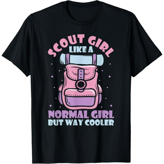 Scout Girl Nature Wilderness - Uniform Scouting T-Shirt