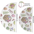 thumbnail image 3 of FMSHPON Easter Xmas Christmas Tree Skirt Stand Mat for Holiday Party Decoration Indoor Outdoor 48 inches, 3 of 6