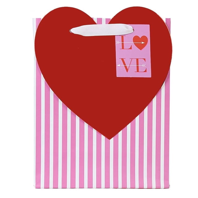 Bolsa Regalo Way to Celebrate Corazones San Valentín Mediana 18 x 23 x 8.9 cm