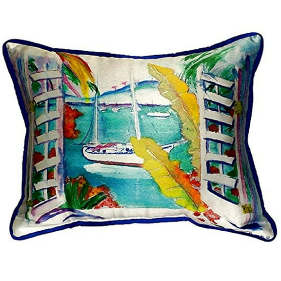 Betsy Drake SN264 11 x 14 in. Bay View Small Indoor & Outdoor Pillow