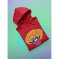 thumbnail image 3 of Proud Ally Happy Racoon Hoodie Women -Smartprints Designs, Female x-Large, 3 of 4