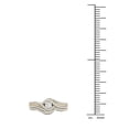 thumbnail image 4 of Imperial 3/8Ct TDW Diamond 10k Yellow Gold Bypass Bridal Set (H-I, I2), 4 of 4