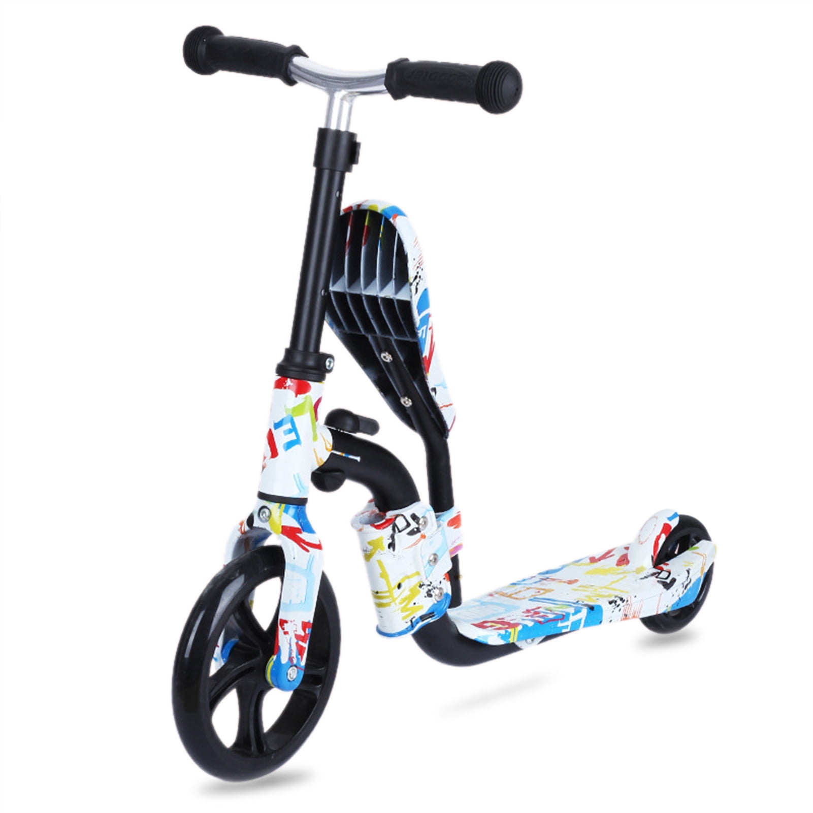 GIANTEX Trottinette Scooter Pliable avec Roues Eclatantes LED et Frein