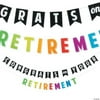 Congrats on Your Retirement Garland, Party, Party Decor, 1 Piece
