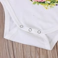 thumbnail image 5 of Qiylii Baby Girl Sister Clothes Short Sleeve Letter Flower Print Romper T-shirt, 5 of 5