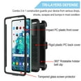 thumbnail image 4 of Galaxy S20 FE 5G Case Clip Belt Holster, Takfox Shockproof Swivel Defender Heavy Duty Armor Protective Cases & 2 Pcs Screen Protector Kickstand Rugged Cover For Samsung Galaxy S20 Fan Edition - Black, 4 of 6