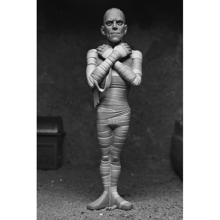 JAP工房 Universal Studios Monsters Mummy Universal Monsters Ultimate Mummy (Black & White) Figure